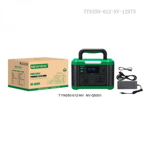 NV-Q5001 NEWVEW 600W UPS Station d'alimentation portable Système de stockage d'énergie Batterie de secours avec onduleur