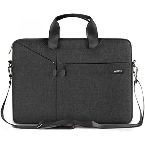 Sacoche de transport WIWU City Commuter pour ordinateur portable/ultrabook 14"/15,4", noir