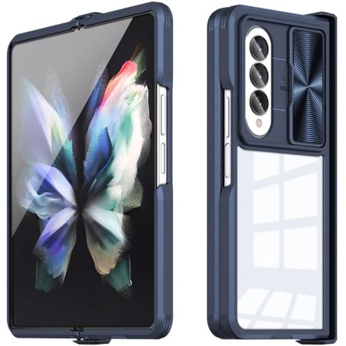 Samsung Galaxy Z Fold4 5G ZFold4 Case Clear Silicone Phone Case for Samsung Z Fold 4 Zfold Slider Camera Protect Back Cover