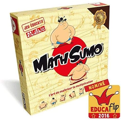 MathSumo - Jeu de société éducatif – Jeu pour Apprendre Les Tables de Multiplication – Dès 7 Ans