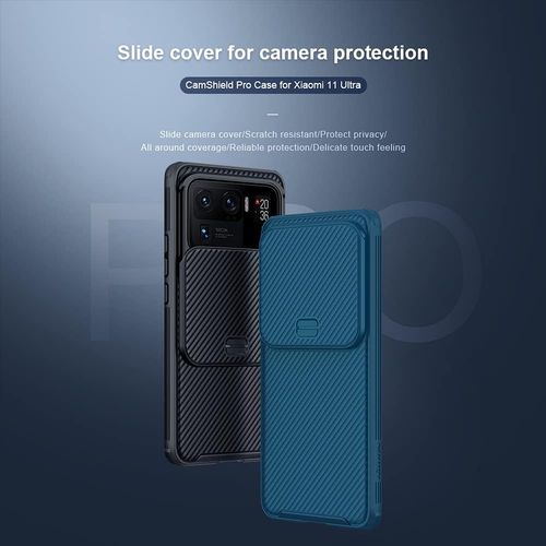 Mi 11 Ultra Case, CamShield Pro Slim case Protective Cover Case with Camera Protector Hard PC and TPU Ultra Thin Anti-Scratch Phone Case for Xiaomi mi11 Ultra