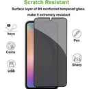 Privacy Screen Protector for Samsung Galaxy A54 5G 6.4 Inch Tempered Glass [2 Pack] with Camera Lens Protector [2 Pack].Anti-spy,No Bubbles,9H, HD, Full Coverage Glass Film for Galaxy A54