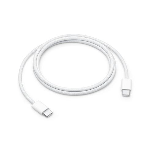 USB-C Woven Charge Cable (1m) - (White) 60W USB C to Type C Fast Charging Cable Compatible with Apple iPhone 15, iPhone 15 pro, iPhone 15 pro max, Ipad, Airpod, MacBook, Samsung, Lg.