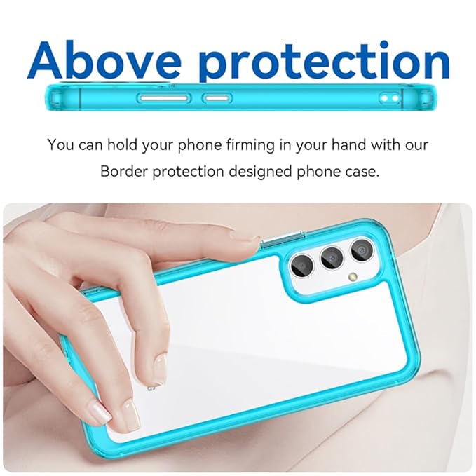 Coque arrière transparente pour Samsung Galaxy A34