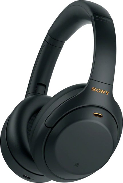 Sony - Casque supra-auriculaire sans fil à réduction de bruit WH1000XM4 - Noir