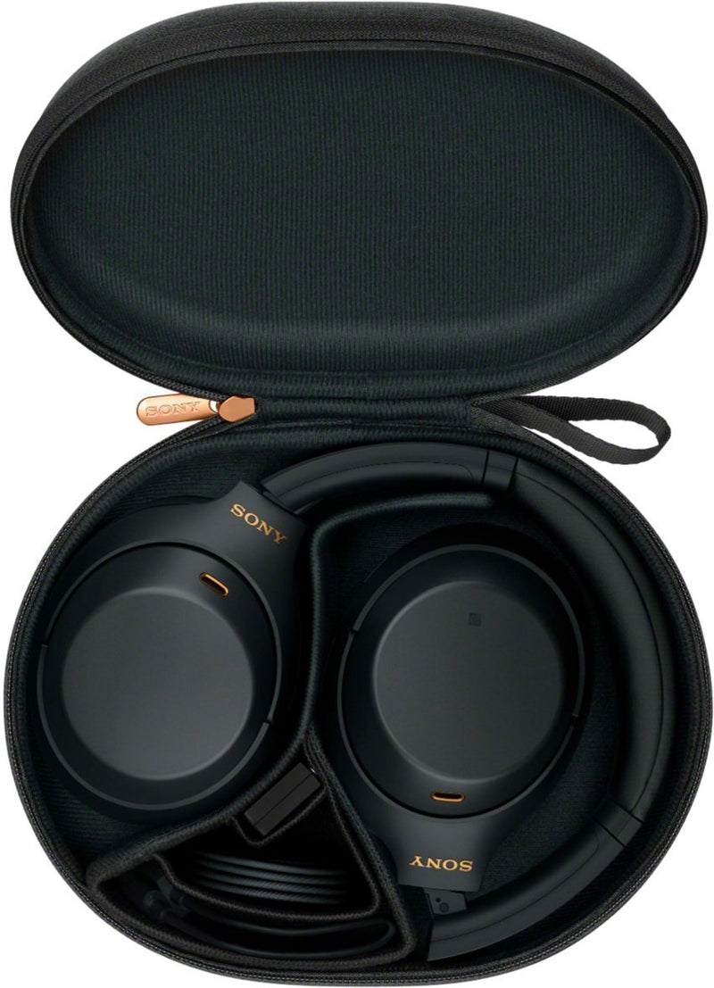 Sony - Casque supra-auriculaire sans fil à réduction de bruit WH1000XM4 - Noir