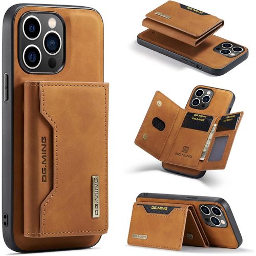 Wallet Case Compatible with iPhone 14 Pro Max, DG.MING Premium Leather Phone Case Back Cover Magnetic Detachable with Trifold Wallet Card Holder Pocket for iPhone 14 Pro Max