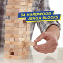 Hasbro Gaming Jenga, Jeu de société en Bois, Jeu d’adresse pour Enfants à partir de 6 Ans