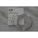 USB-C Woven Charge Cable (1m) - (White) 60W USB C to Type C Fast Charging Cable Compatible with Apple iPhone 15, iPhone 15 pro, iPhone 15 pro max, Ipad, Airpod, MacBook, Samsung, Lg.