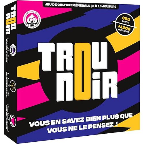 Trou Noir - Jeu de Societe - Jeu d'ambiance et de Stratégie - Quiz Culture Générale Entre Amis ou en Famille - Jeu de Société Adulte - Jeu de Cartes dès 14 Ans