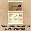L'Imposteur - Saurez-Vous Le démasquer ? Bluff, Créativité, Jeux de Mots et Suspicions ! Jeu d'ambiance - Jeu de Cartes - Jeu de Société Adulte