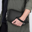 Pochette en cuir véritable avec serrure à empreinte digitale Wiwu Master