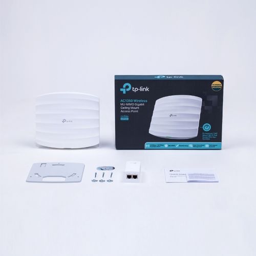 TP-Link EAP225 Point d'accès Gigabit sans fil MU-MIMO AC1350 pour montage au plafond