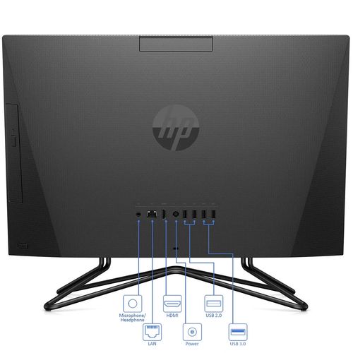 Ordinateur de bureau all in one HP 200 G4 22 Intel Core i5 12e génération 8 Go de RAM 1 To de disque dur Écran FHD 21,5 pouces