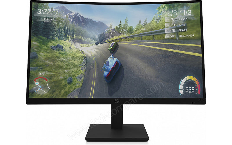 Écran gaming HP X27c - 27" FHD - AMD Freesync™ Premium