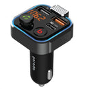 Chargeur de voiture intelligent Porodo Transmetteur FM avec port PD 24 W et QC 3.0