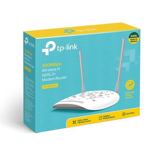 TP-Link TD-W8961N Modem Routeur ADSL2+ WiFi N 300 Mbps