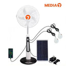Media7Plus LV-8300A Ventilateur sur pied solaire de 16 pouces