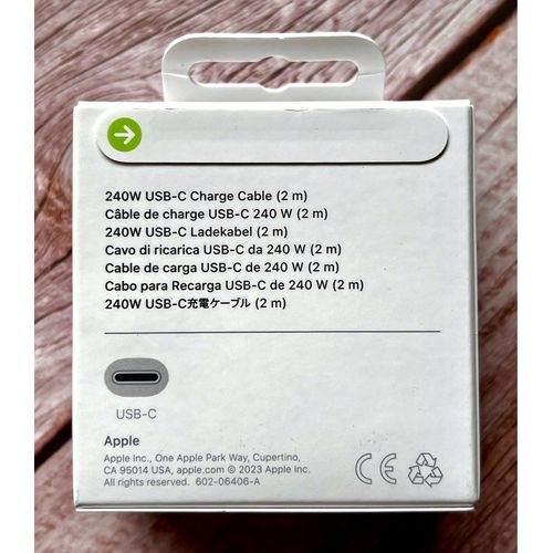 Apple 240W USB-C Charge Cable (2m)