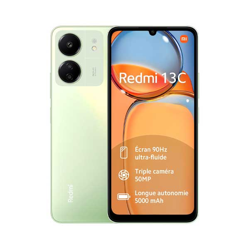 REDMI 13C 256GO 8GO 6.74 POUCES