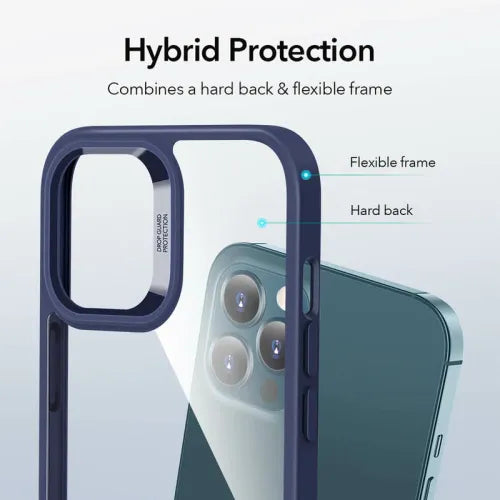 Ensemble coque hybride classique et protection pour iPhone 12 Pro Max