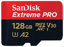Carte micro SDXC Extreme Pro de SanDisk, 128 Go, 200 Mo/s, V30