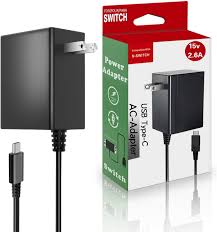 Prise EU/US pour Nintendo Switch, adaptateur secteur mural de voyage, USB Type C, chargeur pour Console de jeu NS