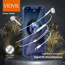 Écouteurs filaires VIDVIE HS660i pour iPhone