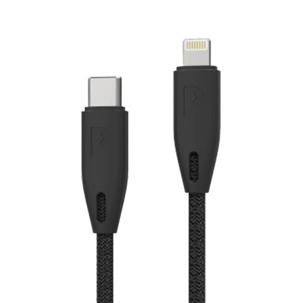 Powerology Câble de charge rapide, USB C vers Lightning PD 1,2 m