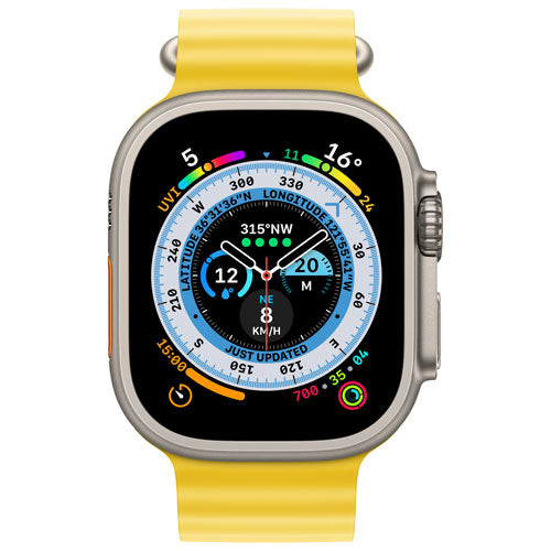 Apple Watch Ultra (GPS + Cellular) avec boîtier de 49 mm en titane