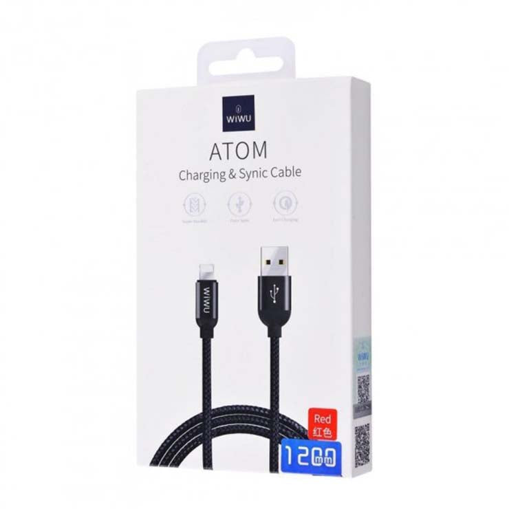 WiWU YZ-103 Atom Câble de chargement et de synchronisation Lightning 2,4 A