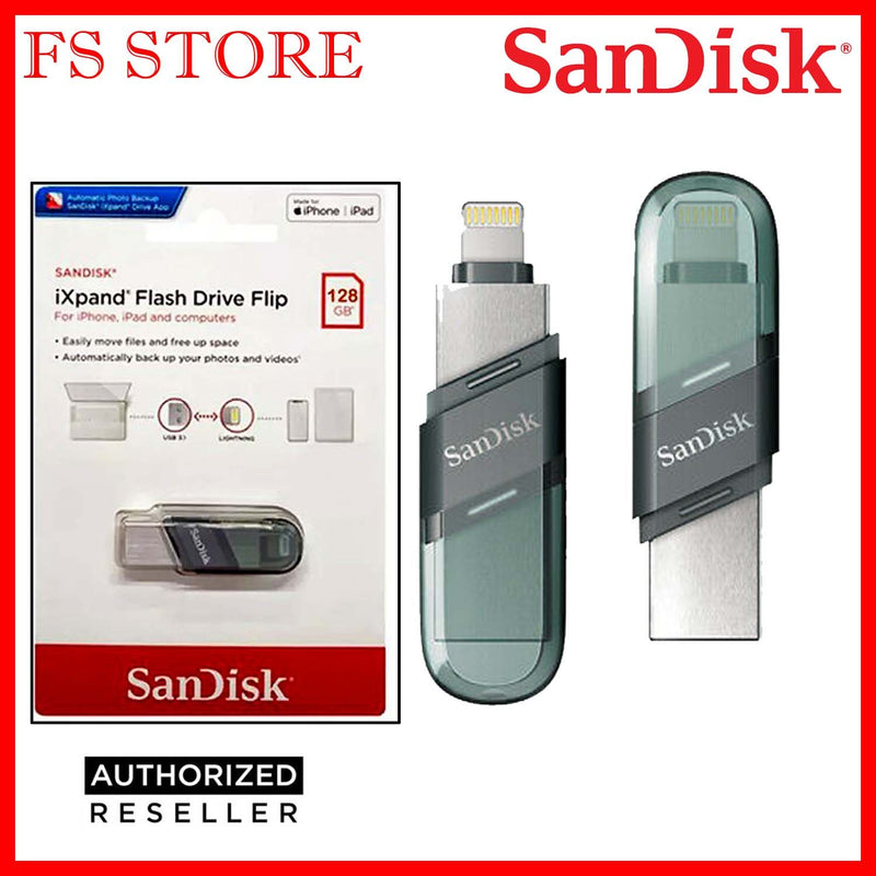 SANDISK IXPAND FLASH DRIVE FLIP 128GB