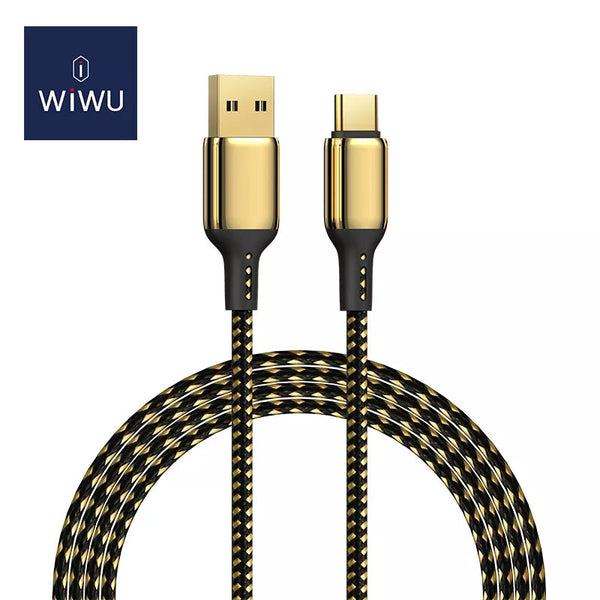 WiWU Golden Cable GD-101 USB to TYPE-C 18K 20W Data Cable (2m)
