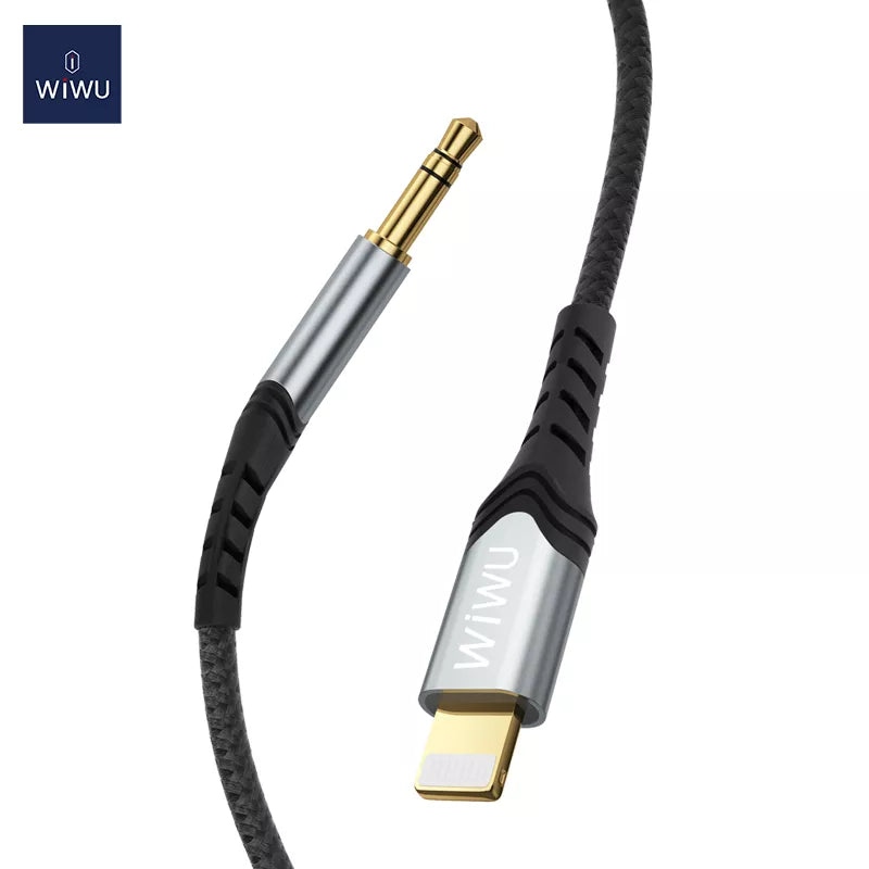 WiWU YP-02 3.5mm Audio Jack to IOS Stereo Audio Adapter Cable