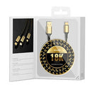 WiWU Golden Cable GD-102 USB To Micro 18K 20W Data Cable 1.2M