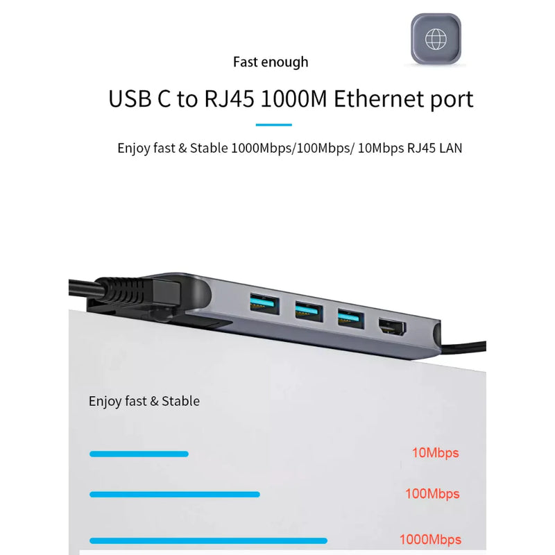 HUB USB-C WIWU ALPHA TYPE-C À 12 EN 1