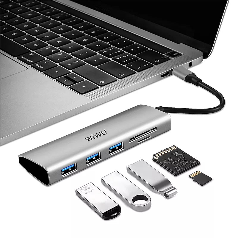 WiWU Alpha (5-en-1) USB-C 532 ST