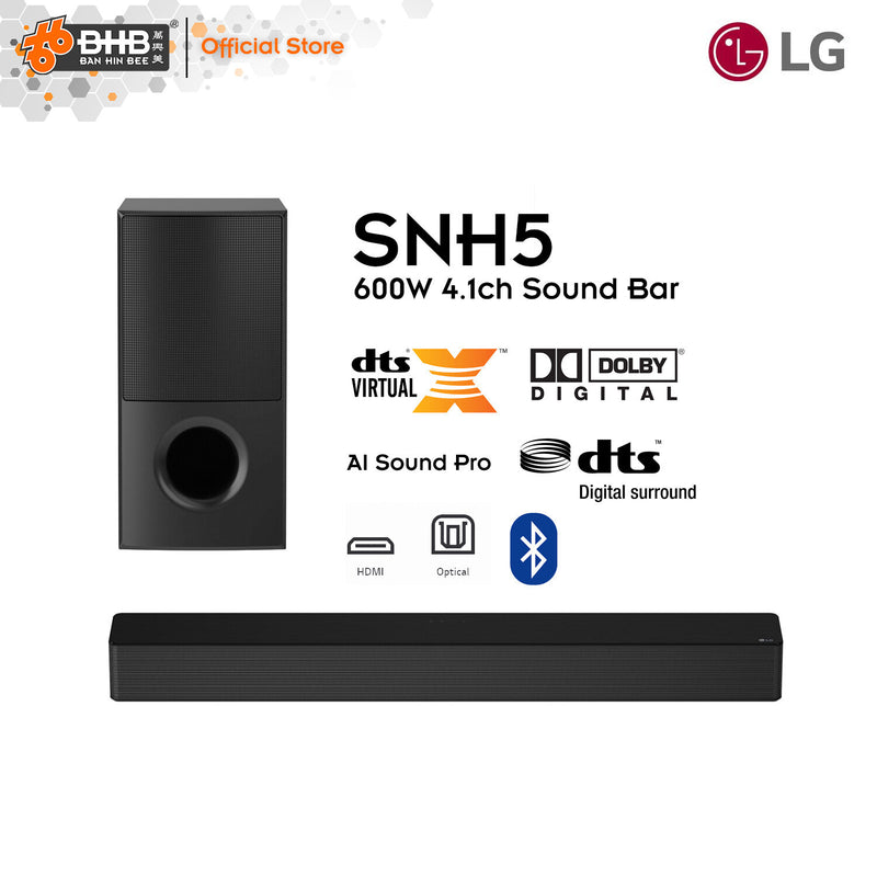 LG High Power SoundBar - SNH5