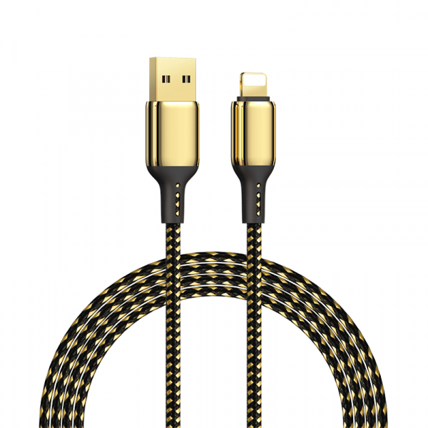 WiWU Golden Cable GD-100 USB to Lightning iPhone 18K 20W Data Cable (1,2m)