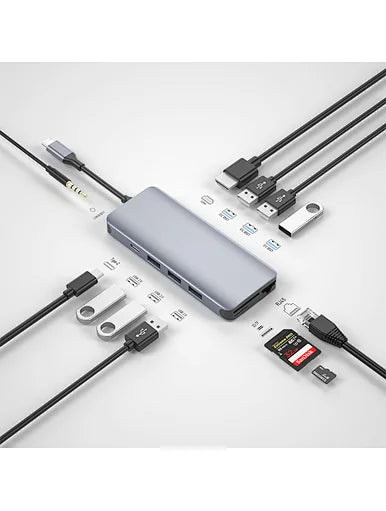 HUB USB-C WIWU ALPHA TYPE-C À 12 EN 1