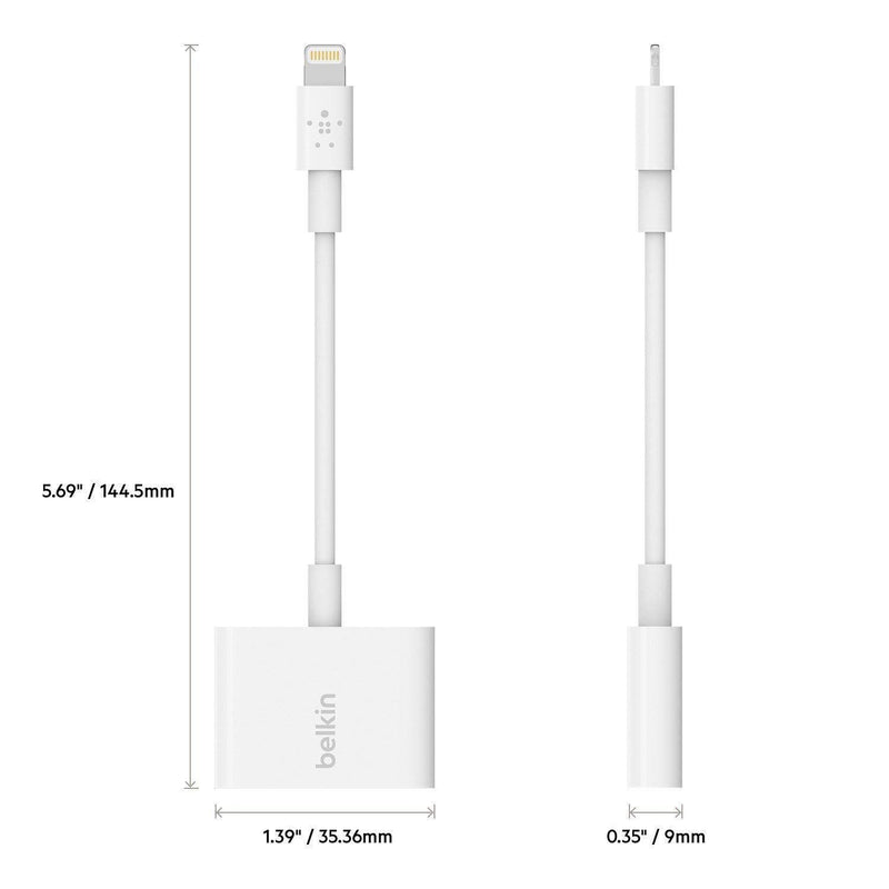 Belkin lightning 2 in 1 (Audio + charge)