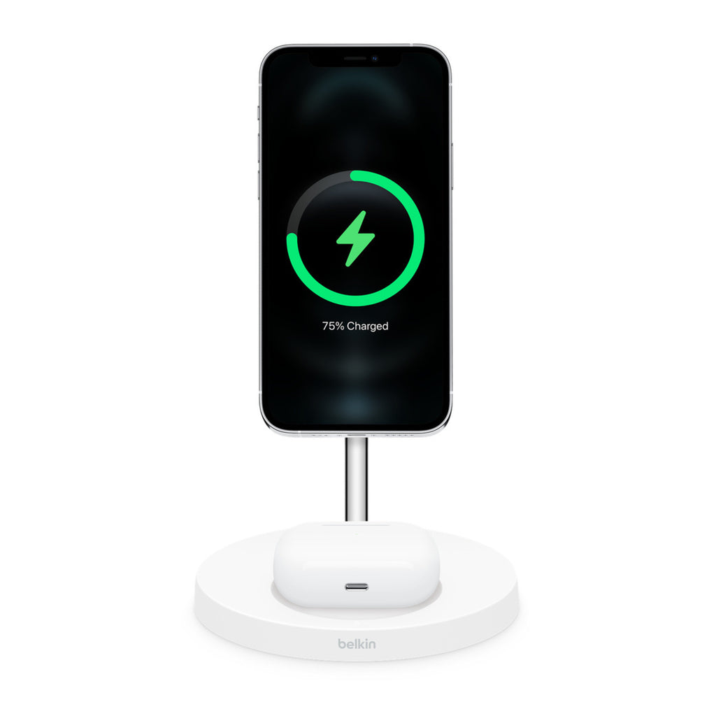 Belkin Boost Charge Pro 2 in 1 Wireless charger stand with Magsafe